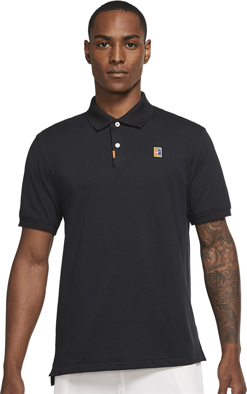 Nike The Polo Slim-Fit Sportpolo - Heren - Zwart - Maat XL