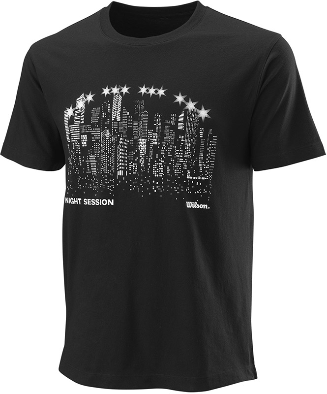 Wilson Night Skyline Tech Tee Heren