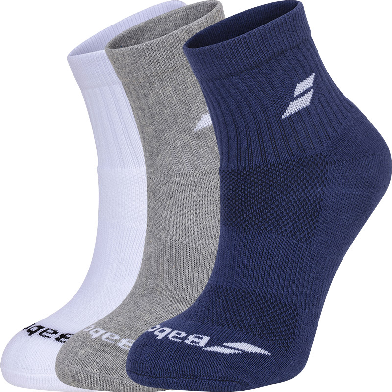 Babolat Quarter 3 Pairs Pack Sokken