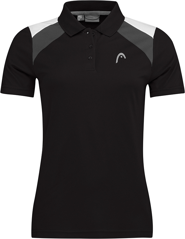 Head Club Tech Polo - sportpolo's - zwart - Vrouwen