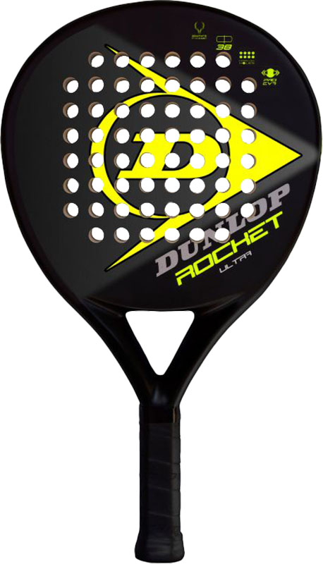Dunlop - Padelracket -  DUNLOP PADEL ROCKET ULTRA YELLOW NH - GEEL