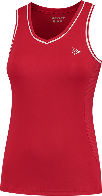 Dunlop Clubline Crew Tank - sportshirts - rood - Vrouwen