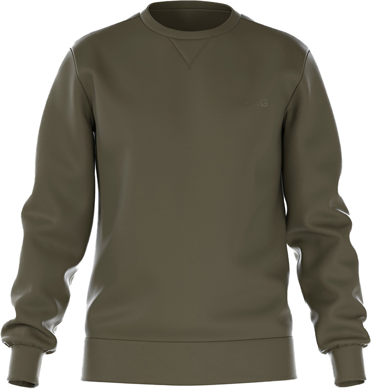 Björn Borg Logo Crew - Sporttruien - groen - Mannen