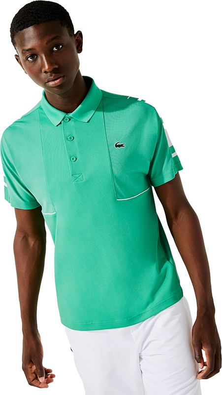 Lacoste Sport Polo Shirt heren piqué groen - XXL