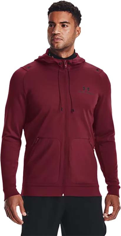 Under Armour Rush All Purpose Full Zip Hoody - Sporttruien - rood - Mannen
