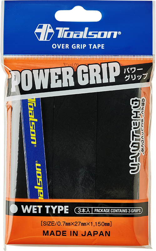 Toalson Power Overgrip 3 Stuks Zwart