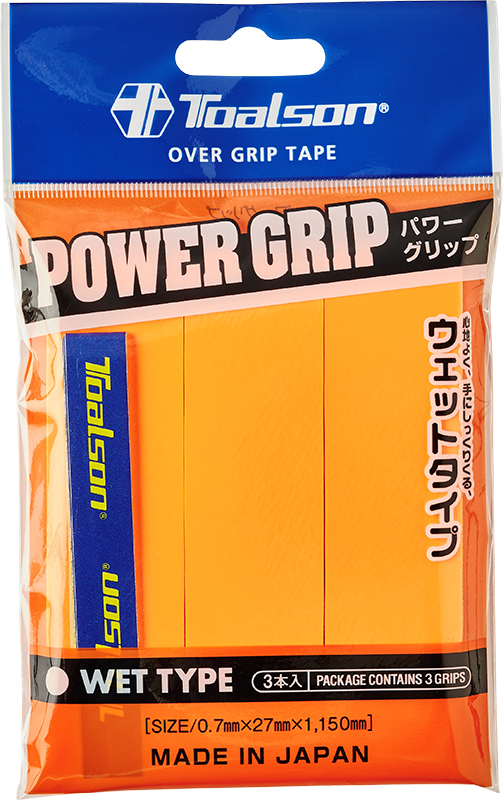 Toalson Power Overgrip 3 St. Oranje