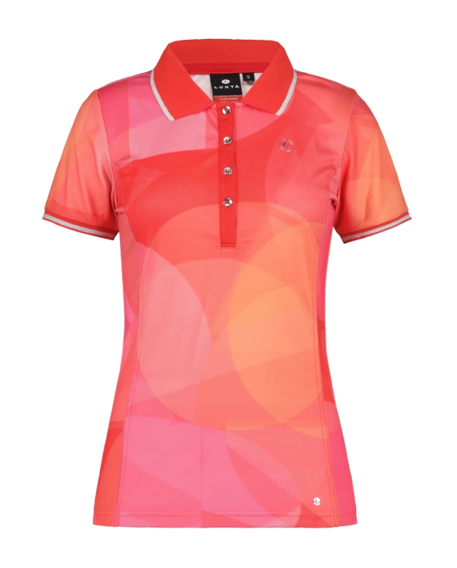 Luhta Kivimaa Polo Shirt Coral Red