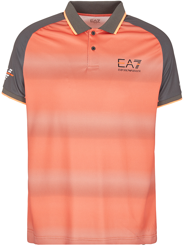 EA7 Tennis Pro Color Block Polo
