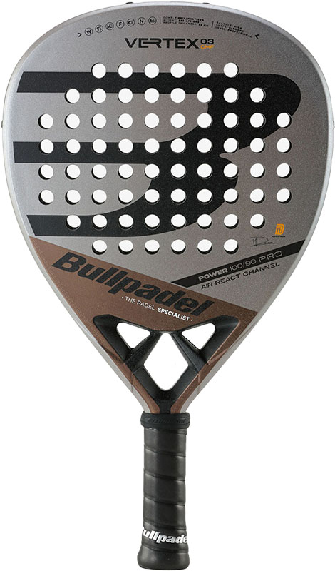 Bullpadel 'Di Nenno' Vertex 03 CMF (Diamant) - 2023 padelracket grijs/bruin