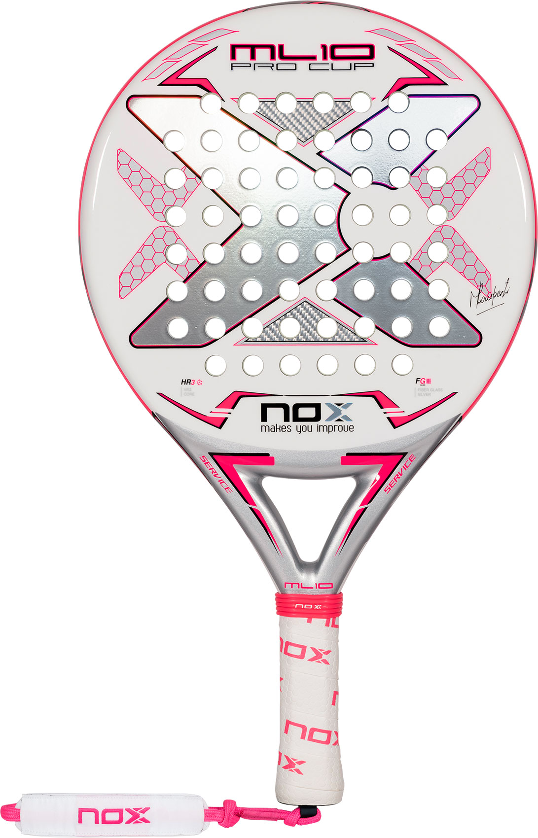 NOX ML10 Pro Cup Silver (Rond) - 2023 padel racket multicolor