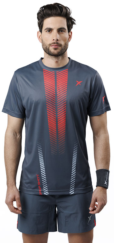 Drop Shot - T-Shirt - Dailos Grijs - Maat XL