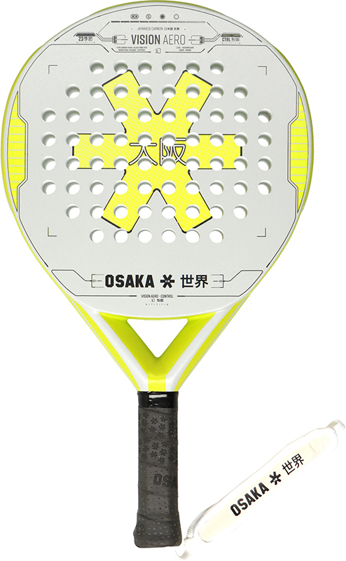 Osaka - Padel Racket - Vision Aero Control Frame 23 - Grijs Geel